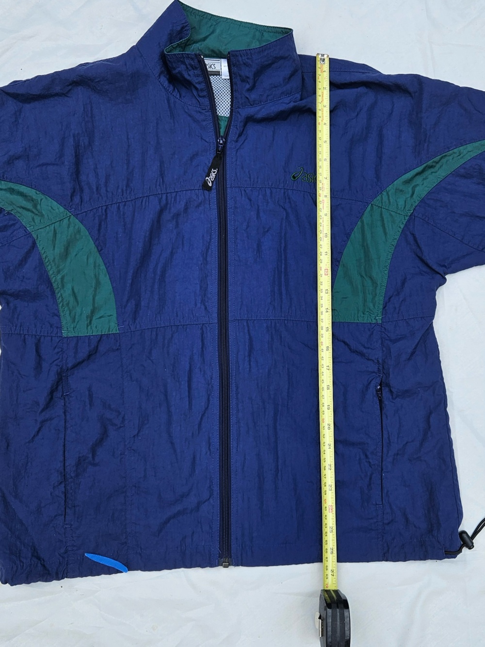 VINTAGE Asics Zip-Up Windbreaker Jacket - Picture 16 of 16